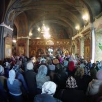 На Благовещение Пресвятой Богородицы в храме святого пророка Иоанна Предтечи прошли праздничные богослужения