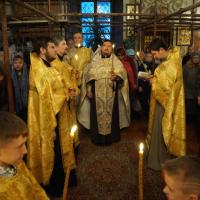 в Неделя сыропустную, Воспоминания Адамова изгнания, Прощеное воскресенье, в храме святого пророка Иоанна Предтечи прошли воскресные богослужения. Накануне вечером совершено всенощное бдение, на богослужение собралось 160 молящихся