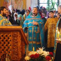 Великий Вторник, Благовещение Пресвятой Богородицы, в храме святого пророка Иоанна Предтечи прошли торжественные богослужения. В этом году, Праздник попадает на Великий Вторник Страстной Седмицы, что привносит свои особенности в устав богослужения