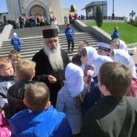 6 мая 2015 года, в день памяти святого великомученика Георгия Победоносца, в преддверии 70-летия Победы в Великой Отечественной войне, третьеклассники 25 школы Калуги посетили Мемориальный комплекс «Поклонная гора»