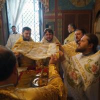 в Неделю 7-ю по Пасхе, в день памяти отцов I Вселенского Собора, в день памяти святых равноапостольных Мефодия и Кирилла, день тезоименитства Святейшего Патриарха Кирилла в храме святого пророка Иоанна Предтечи прошли торжественные богослужения