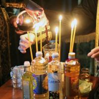  в четверг второй седмицы Великого поста 2016 года, в храме святого пророка Иоанна Предтечи в Калуге совершено первое, Великим постом 2016 года, Таинство Елеоосвящения (Соборования)
