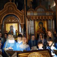  в День Светлого Христова Воскресения, в храме святого пророка Иоанна Предтечи были совершены три Божественные литургии. Ночная Пасхальная литургия совершалась по обыкновению сразу после пасхальной утрени