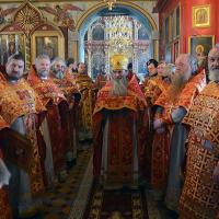 в среду Светлой седмицы настоятель Предтеченского храма Калуги, секретарь Калужской епархии игумен Мефодий (Пронькин) сопровождал митрополита Калужского и Боровского Климента в архипастырском визите в Барятинскую пустынь