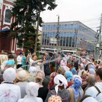 в храме святого пророка Иоанна Предтечи в Калуге праздновали престольный праздник - рождество святого Пророка. Соборно клиром храма была совершена Божественная литургия