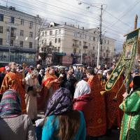 в Неделю 2-ю по Пасхе (Антипасха), воспоминание уверения апостола Фомы, в Предтеченском храме Калуги были совершены воскресные богослужения. В субботу вечером, перед началом всенощного бдения, затворяются Царские врата.