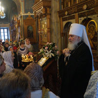 на Собор Предтечи и Крестителя Господня Иоанна, престольный праздник храма святого пророка Иоанна Предтечи в Калуги, приход с архипастырским визитом посетил митрополит Калужский и Боровский Климент. Также поздравить клир и прихожан с праздником пришли: архимандрит Донат (Петенков), протоиерей Алексей Пелевин, протоиерей Сергий Третьяков, иеромонах Иоанн (Король)