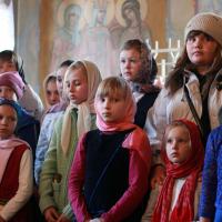 после Божественной литургии, в храме святого пророка Иоанна Предтечи был совершен молебен 
