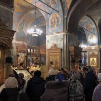  в канун Нового года, в храме святого пророка Иоанна Предтечи в Калуге, сразу после вечернего акафиста святому пророку, который традиционно совершается клиром храма соборно, было совершено молебное пение на Новолетие
