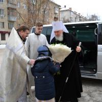 в Неделю 34-ю по Пятидесятнице, Неделю по Богоявлении, Собор Предтечи и Крестителя Господня Иоанна, в храме святого пророка Иоанна Предтечи в Калуге прошли торжества посвященные 20-летию со дня возобновления богослужебной жизни в приходе, возглавил литургию митрополит Калужский и Боровский Климент