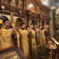  в Новогоднюю ночь, в храме святого пророка Иоанна Предтечи была совершена ночная литургия, данная богослужебная традиция была начата в 2000 году и ни разу не прерывалась. Предстоял игумен Мефодий (Пронькин), настоятель храма, ему сослужили иерей Евгений Холявко, иерей Александр Беляев, иерей Павел Степанюк и протодиакон Василий Савельев