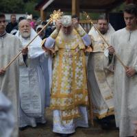 в неделю 14-ю по Пятидесятнице, секретарь Калужской епархии, настятель храма святого пророка Иоанна Предтечи, игумен Мефодий (Пронькин) и иерей Александр Беляев приняли участие в Великом освящении храма в честь священномученика Августина Калужского, которое совершил митрополит Калужский и Боровский Климент