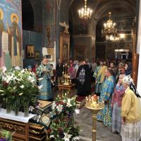 в Неделю 11-ю по Пятидесятнице, в храме святого пророка Иоанна Предтечи в Калуге, по окончании поздней Божественной литургии было совершено молебное пение на 