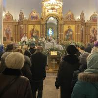 в Рождественский сочельник, в храме святого пророка Иоанна Предтечи были совершены особые уставные богослужения. Канун праздника Рождества Христова — называется Навечерием праздника. Обычай совершать Навечерие перед праздником Рождества Христова был уже в IV веке, так например есть определение как праздновать Навечерие, если оно случится в день воскресный