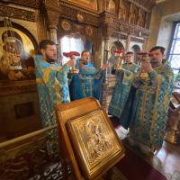 Благовещение Пресвятой Богородицы, в храме святого пророка Иоанна Предтечи были совершены уставные богослужения. Данный день имеет свои отличия: начинается богослужение с чтения часов с Евангелием, затем совершаются изобразительны, и, в соединении с вечерней совершается литургия по чину святителя Иоанна Златоустого