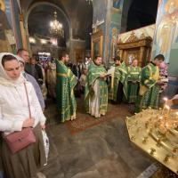 Церковь Русская вспоминает преставление преподобного Сергия, игумена Радонежского, всея России чудотворца - в честь святого освящен южный придел храма святого пророка Иоанна Предтечи, а также в храме пребывает частица мощей святого