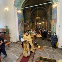 Неделя 18-я по Пятидесятнице, день памяти родителей святого преподобного Сергия Радонежского преподобных Кирилла и Марии, в храме святого пророка Иоанна Предтечи были совершены воскресные богослужения