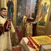 Неделя 28-я по Пятидесятнице, святителя Амвросия Медиоланского, в храме святого пророка Иоанна Предтечи были совершенывоскресные богослужения - всенощное бдение и две литургии. Всенощное бдение совершено соборно клиром храма