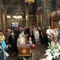 Неделя 10-я по Пятидесятнице, перенесение из Едессы в Константинополь Нерукотворного Образа (Убруса) Господа Иисуса Христа, в храме святого пророка Иоанна Предтечи были совершены воскресные богослужения. В субботу вечером собором храмового духовенства было совершено всенощное бдение - предстоял игумен Мефодий (Пронькин)