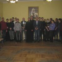 в духовно-просветительском миссионерском центре, действующем при нашем храме, состоялась лекция миссионера и преподавателя из США, магистра богословия, кандидата педагогических наук, соавтора школьных учебников 