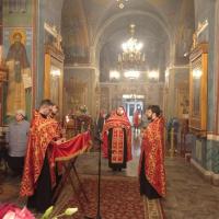 8 мая, в вечер Недели 3-й по Пасхе, святых жен-мироносиц, в храме святого пророка Иоанна Предтечи был пропет акафист Воскресению Христову, данной традиции уже многие годы,  каждый вечер воскресенья, от Пасхи до отдания, богослужение совершается соборно, основное песнопение "Христос Воскресе" пропевается на разных языках и на разные напевы