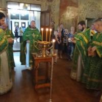 день обретения мощей святого преподобного Серафима Саровского, в Предтеченском храме собором духовенства были совершены торжественные богослужения, вечером всенощное бдение, утром Божественная литургия. Божественную литургию возглавил настоятель храма
