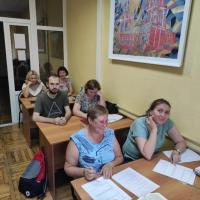 в рамках цикла занятий по изучению Священного Писания, проходящих при нашем храме, прошло итоговое тестирование на знание Первой книги Царств Ветхого Завета, которую мы закончили изучать