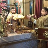  Неделя 26-я по Пятидесятнице, в храме святого пророка Иоанна Предтече собором духовенства были совершены воскресные богослужения. 