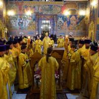 день тезоименитства отметил глава Калужской митрополии митрополит Калужский и Боровский Климент, настоятель Предтеченского храма Калуги, секретарь Калужской епархии, игумен Мефодий (Пронькин) принял участие в торжествах