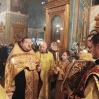 Неделя 29-я по Пятидесятнице, Новолетие, в храме святого пророка Иоанна Предтечи соборно были совершены воскресные богослужения. Всенощное бдение возглавил настоятель храма, секретарь Калужской епархии, игумен Мефодий (Пронькин). По окончании службы был совершен молебен о Новолетии