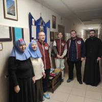 на праздник Крещения Господня участники Предтеченского молодежного движения 