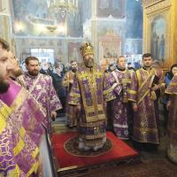 Первое и Второе обретение Честной Главы святого пророка Иоанна Предтечи, Предтеченский храм Калуги по благословению митрополита Калужского и Боровского Климента, посетил Преосвященнейший Леонид, епископ Тарусский, викарий Калужской епархии