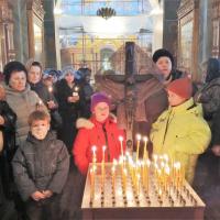 11 марта, в субботу второй седмицы Великого поста, в храме святого пророка Иоанна Предтечи в Калуге были совершены уставные богослужения - накануне вечером с чином парастаса, утром - Божественная литургия и панихида. Четыре субботы Великого поста отводятся под поминовение усопших.