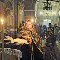 2 апреля, в Неделю 5-ю Великого поста, преподобной Марии Египетской, в храме святого пророка Иоанна Предтечи в Калуге была совершена последняя Пассия этого года. Богослужение как всегда собрало в стенах храма весь клир и богомольцев. Перед установленным по центру храма распятием был прочитан акафист Страстям Христовым, возглавил богослужение настоятель храма, секретарь Калужской епархии, игумен Мефодий (Пронькин).