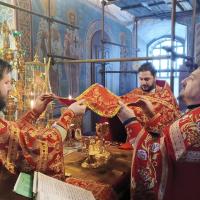 28 ноября, в первый день Рождественского поста, в храме святого пророка Иоанна Предтечи славили святых мучеников и исповедников Гурия, Самона и Авива, в честь которых устроен северный придел храма. Накануне вечером собором духовенства было совершено всенощное бдение с литией.