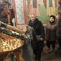 29 декабря, Неделя 27-я по Пятидесятнице святых Праотец. В храме святого пророка Иоанна Предтечи были совершены Воскресные богослужения - всенощное бдение, совершенное соборно клиром храма, возглавил настоятель храма, игумен Мефодий (Пронькин).