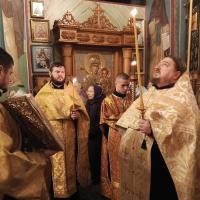 5 января, Неделя 28-я по Пятидесятнице, перед Рождеством Христовым, святых отец, в храме святого пророка Иоанна Предтечи были совершены воскресные богослужения. Всенощное бдение, совершенное накануне вечером собором духовенства храма, возглавил настоятель храма, игумен Мефодий (Пронькин).