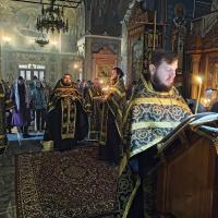 Вечером 30 марта 2025 года духовенство и прихожане собрались на четвертую, последнюю в этом году Пассию – особый чин службы воспоминаний гефсиманских и голгофских страданий Господа нашего Иисуса Христа. Богослужение в  храме святого пророка Иоанна Предтечи в Калуге возглавил настоятель храма, игумен Мефодий (Пронькин).