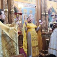 16 ноября, Неделя 23-я по Пятидесятнице. В храме святого пророка Иоанна Предтечи были совершены воскресные богослужения: накануне вечером всенощное бдение, утром две Божественные литургии. Всенощное бдение возглавил настоятель храма, игумен Мефодий (Пронькин).