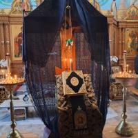 29 марта, вечером, в Неделю 5-ю Великого поста, преподобной Марии Египетской, в храме святого пророка Иоанна Предтечи в Калуге была совершена последняя Пассия этого года. Богослужение как всегда собрало в стенах храма весь клир и богомольцев. Перед установленным по центру храма распятием был прочитан акафист Страстям Христовым, возглавил богослужение настоятель храма, игумен Мефодий (Пронькин).