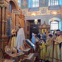 2 августа, Неделя 9-я по Пятидесятнице, пророка Илии, в храме святого пророка Иоанна Предтечи были совершены Воскресные Богослужения - всенощное бдение возглавил настоятель храма, игумен Мефодий (Пронькин). Утром были совершены две Божественные литургии.